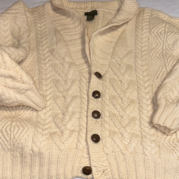 Cozy Cream Cable Knit Cardigan - Picture 4 of 8